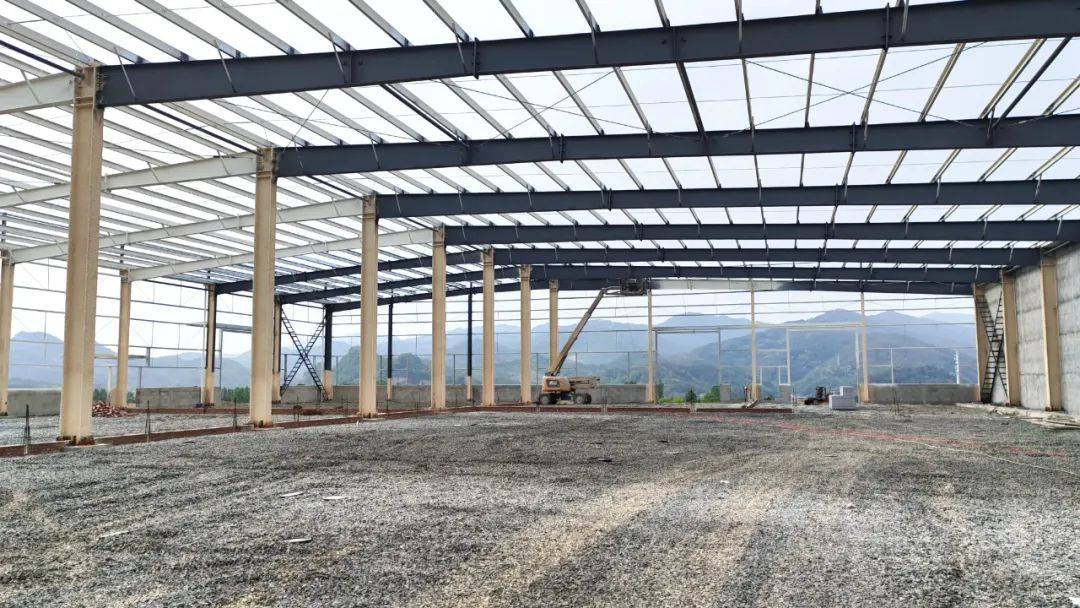 服務建支點，沖刺‘雙過半’丨竹溪茶產業超級工廠項目建設‘火力全開’